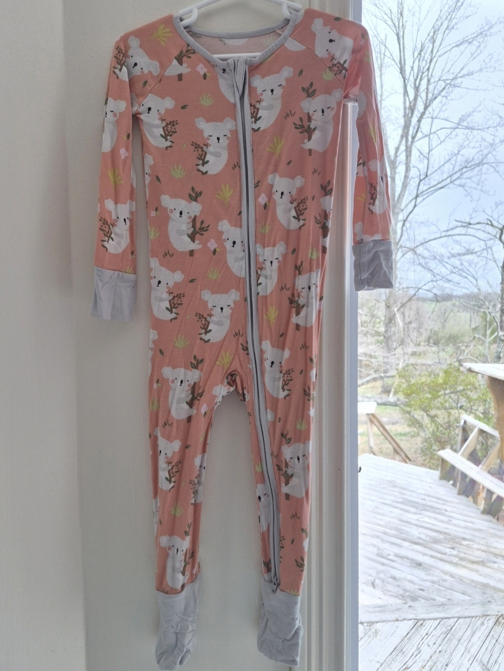 Little Sleepies Pink Coral Koalas Zippy